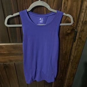 Purple workout tank